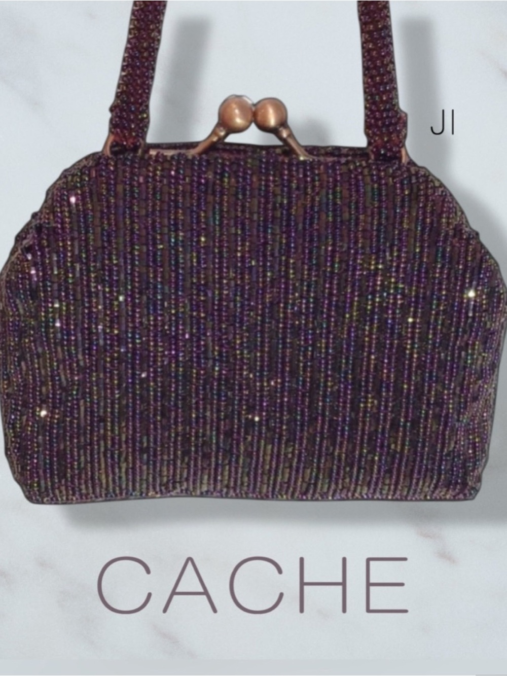 CACHE Beaded Evening Bag